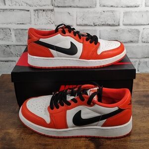 Nike Jordan 1 Low OG Starfish GS 2021 CZ0858-801 Orange White Black Sz. 6.5